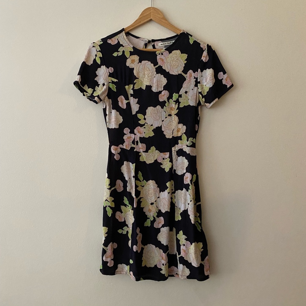 RVCA x Camille Rowe dress